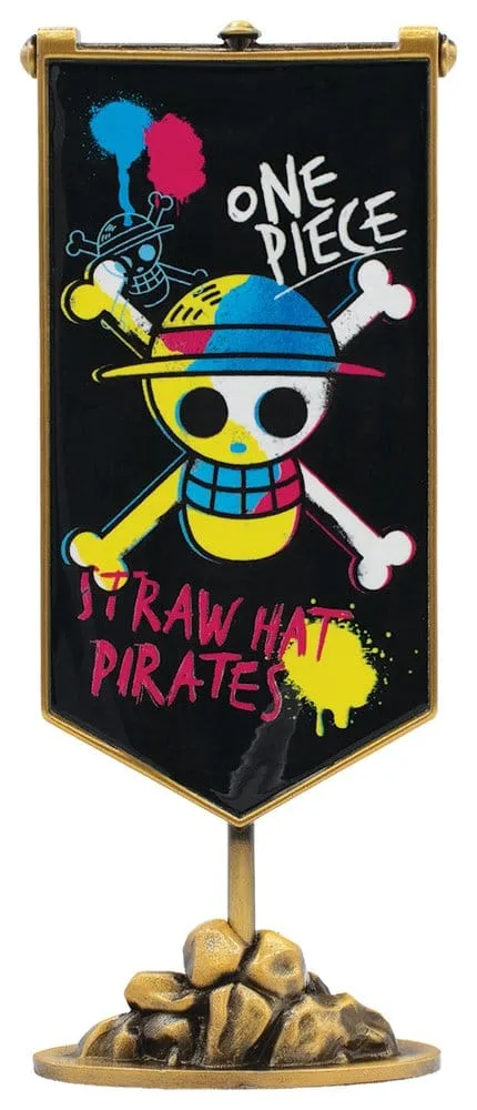 One Piece Metal Banner – Straw Hat Pirates 11 x 6 cm 1