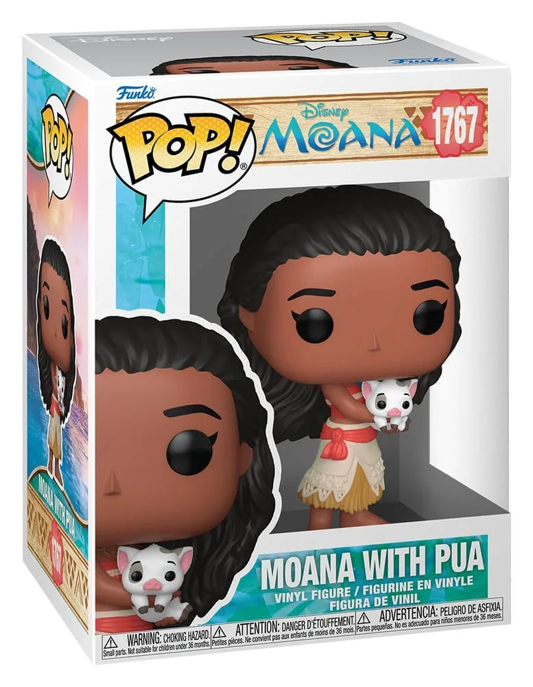 Moana Vinyl Figure – Pop and Buddy with Pua 9 cm 2