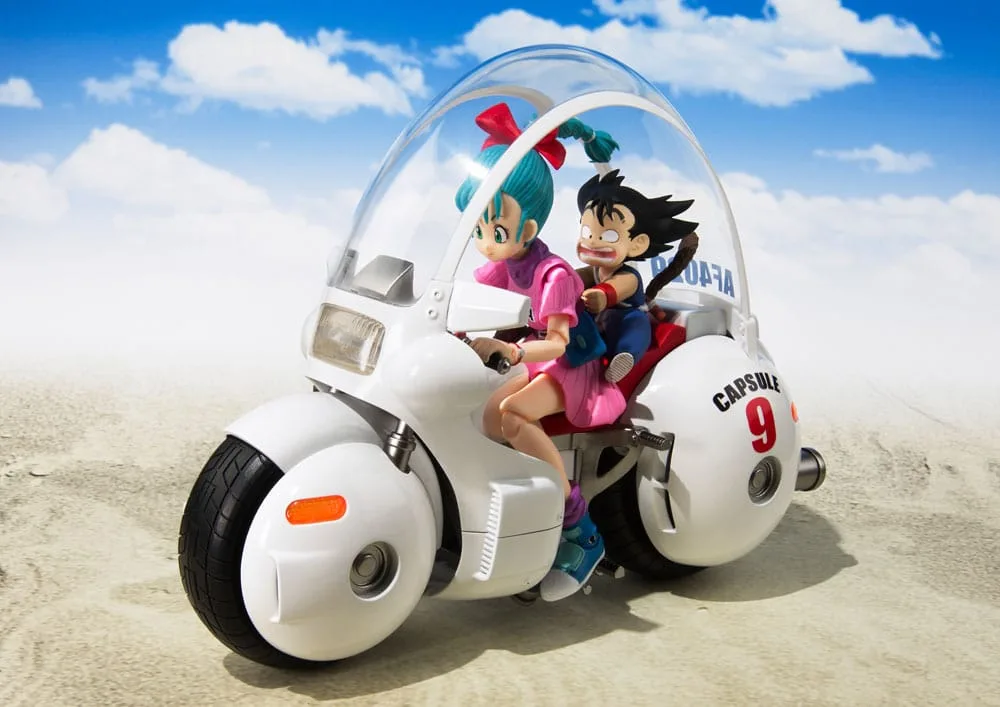 Dragon Ball Vehicle Set – Bulma’s Motorcycle Capsule No. 9 17 cm 4