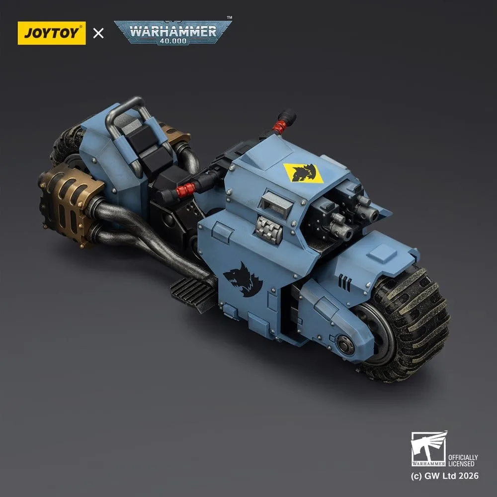 Warhammer 40,000 Kampfmotorrad – Space Wolves Raider Pattern 22 cm 6