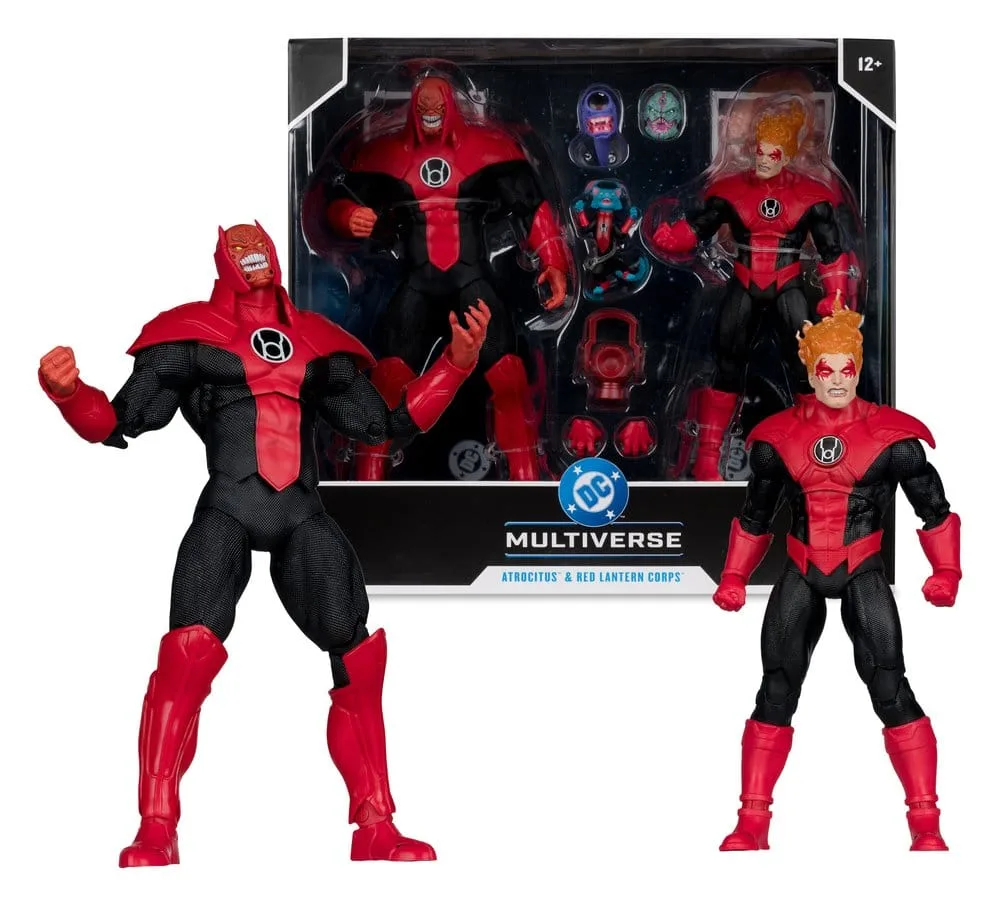DC Action Figures – Atrocitus and Red Lantern Corps 2-Pack 18 cm 5