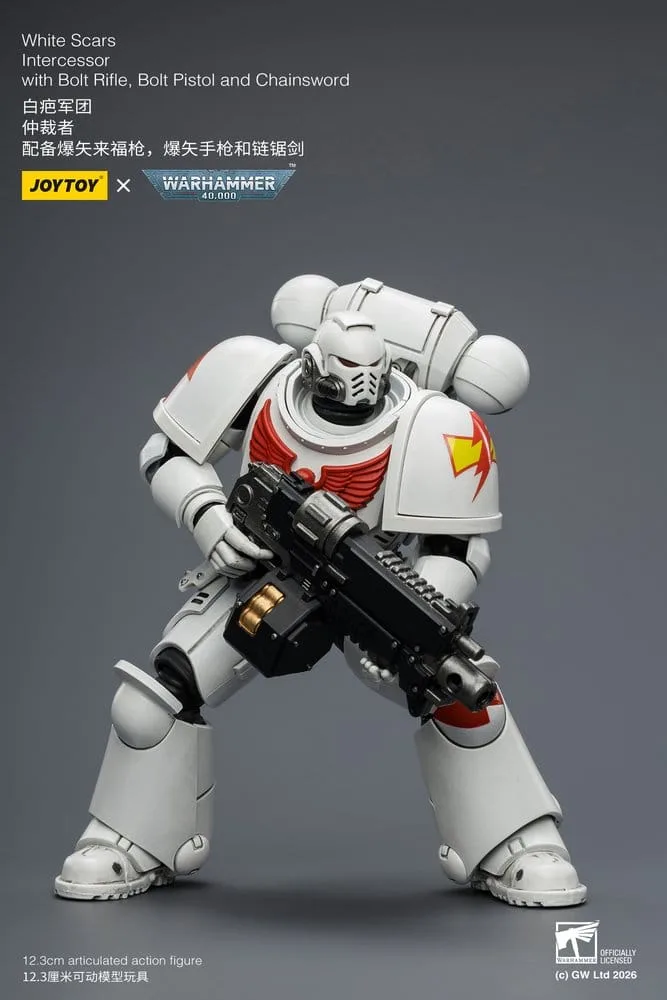 Warhammer 40,000 Action Figure – White Scars Intercessor 12.3 cm 15