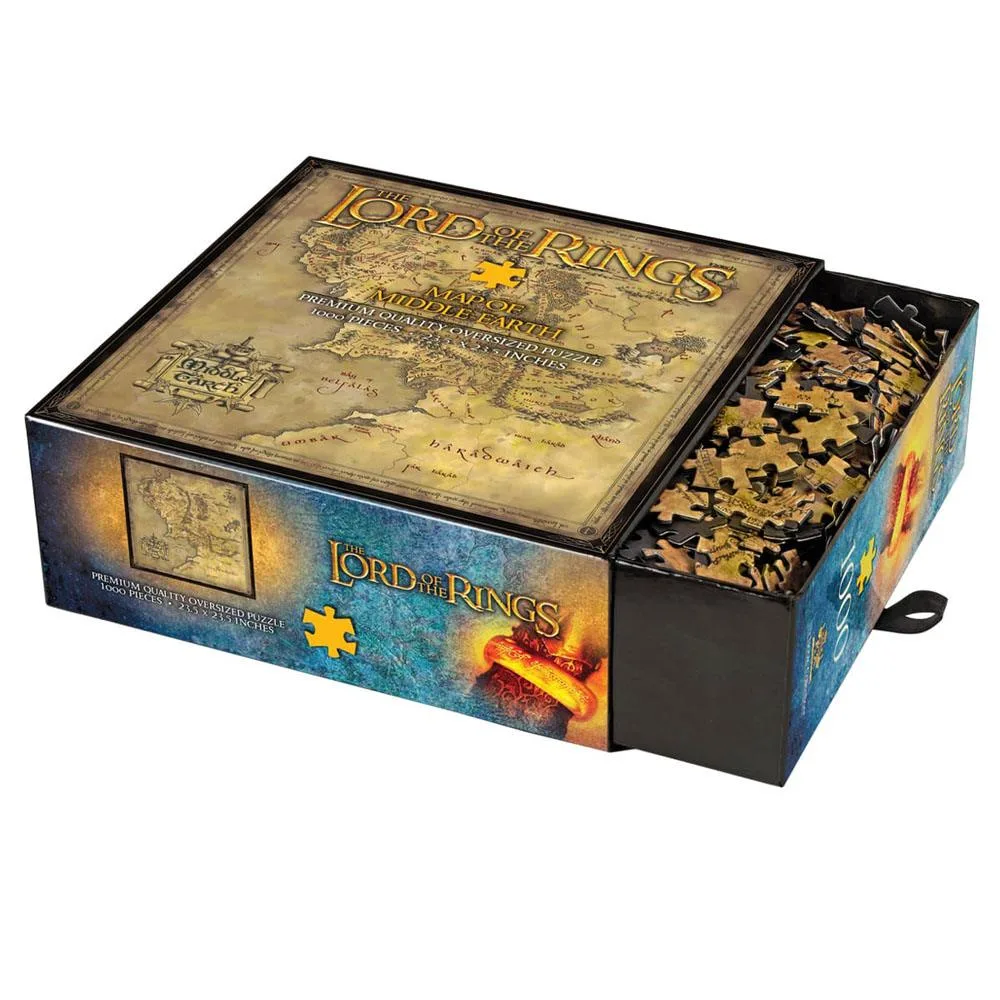 Lord of the Rings Puzzle – Middle Earth 1000 Pieces 60 x 60 cm 3