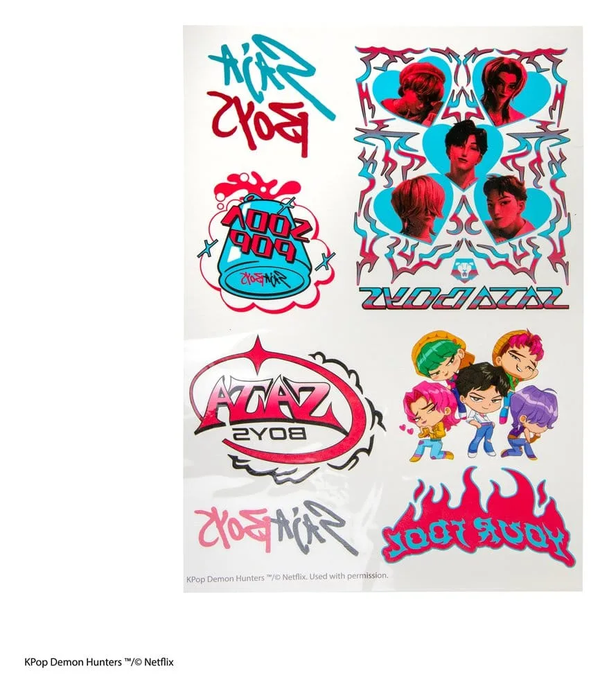 KPop Demon Hunters Tattoo Stickers – Cinereplica 6