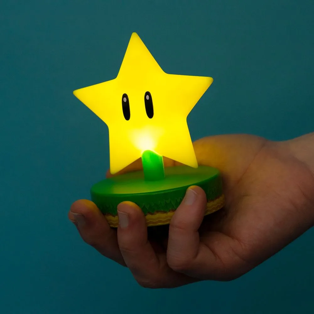 Super Mario Icon Light – Super Star V2 10 cm