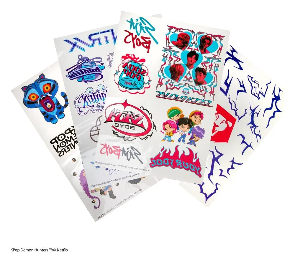 KPop Demon Hunters Tattoo Stickers – Cinereplica 1