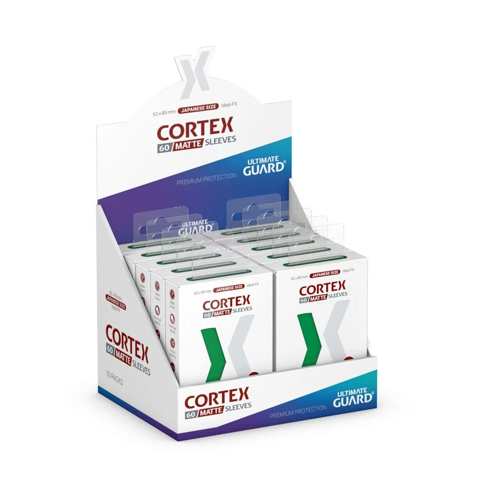 Ultimate Guard Card Sleeves – Cortex Matte Green Japanese Size 5