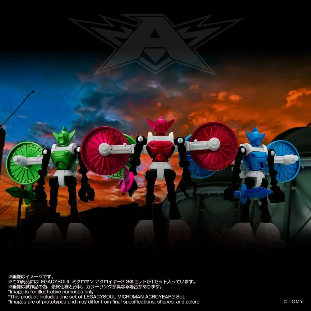 Microman Action Figure 3-Pack – Legacysoul Acroyear 2 6