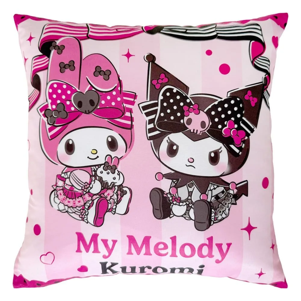 Sanrio Pillow – Kuromi and My Melody 35 x 35 cm