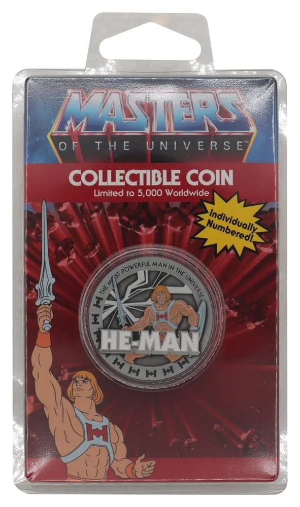 Masters of the Universe Sammlermünze – He-Man, limitiert 4 cm 5