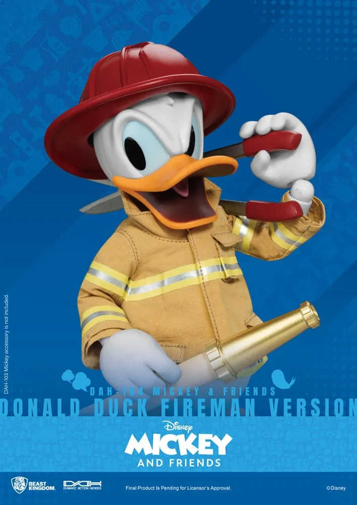 Mickey & Friends Action Figure – Fireman Donald Duck 1/9 24 cm 5