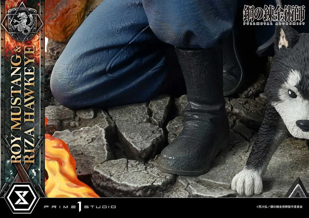 Fullmetal Alchemist Statue – Roy Mustang & Riza Hawkeye 50 cm 22