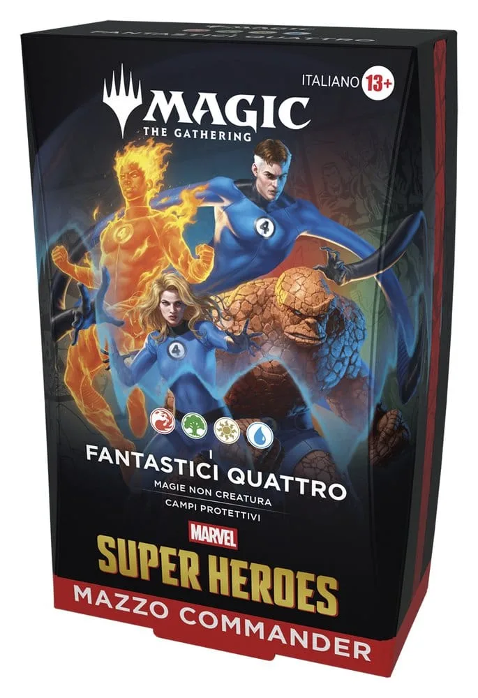 Magic the Gathering Marvel Commander Decks – Italian Case of 4 10