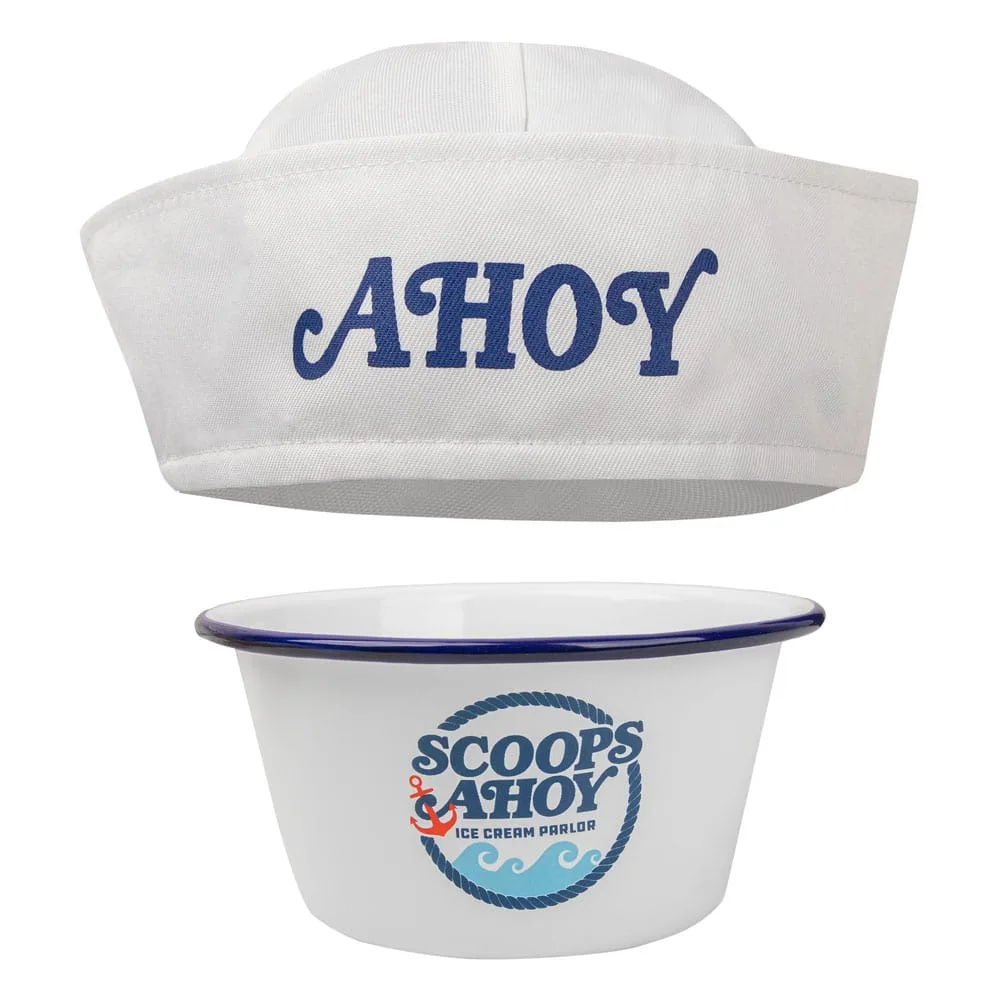 Stranger Things Ice Cream Bowl – Scoops Ahoy with Sailor Hat