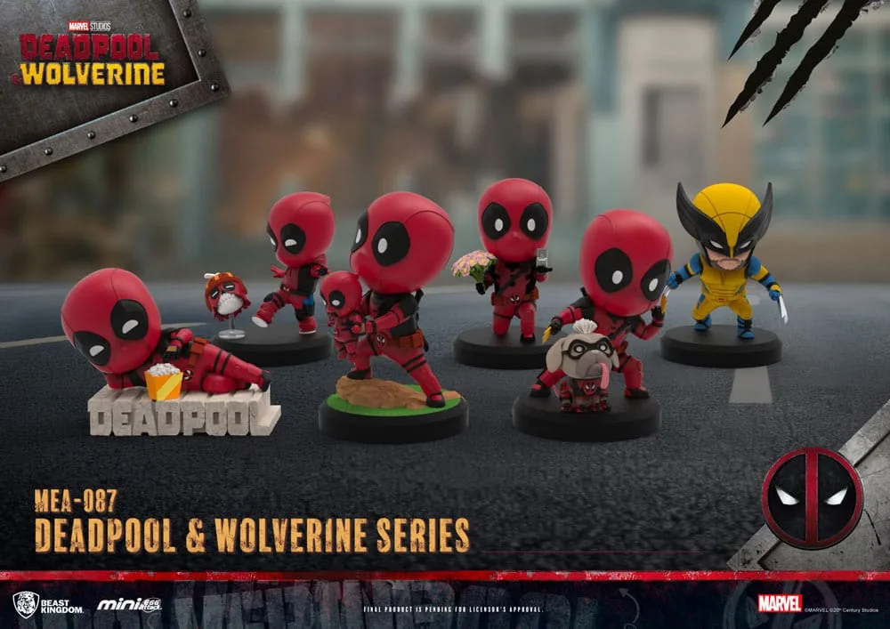 Deadpool and Wolverine Mini Figures – Mini Egg Attack Set of 6 8 cm