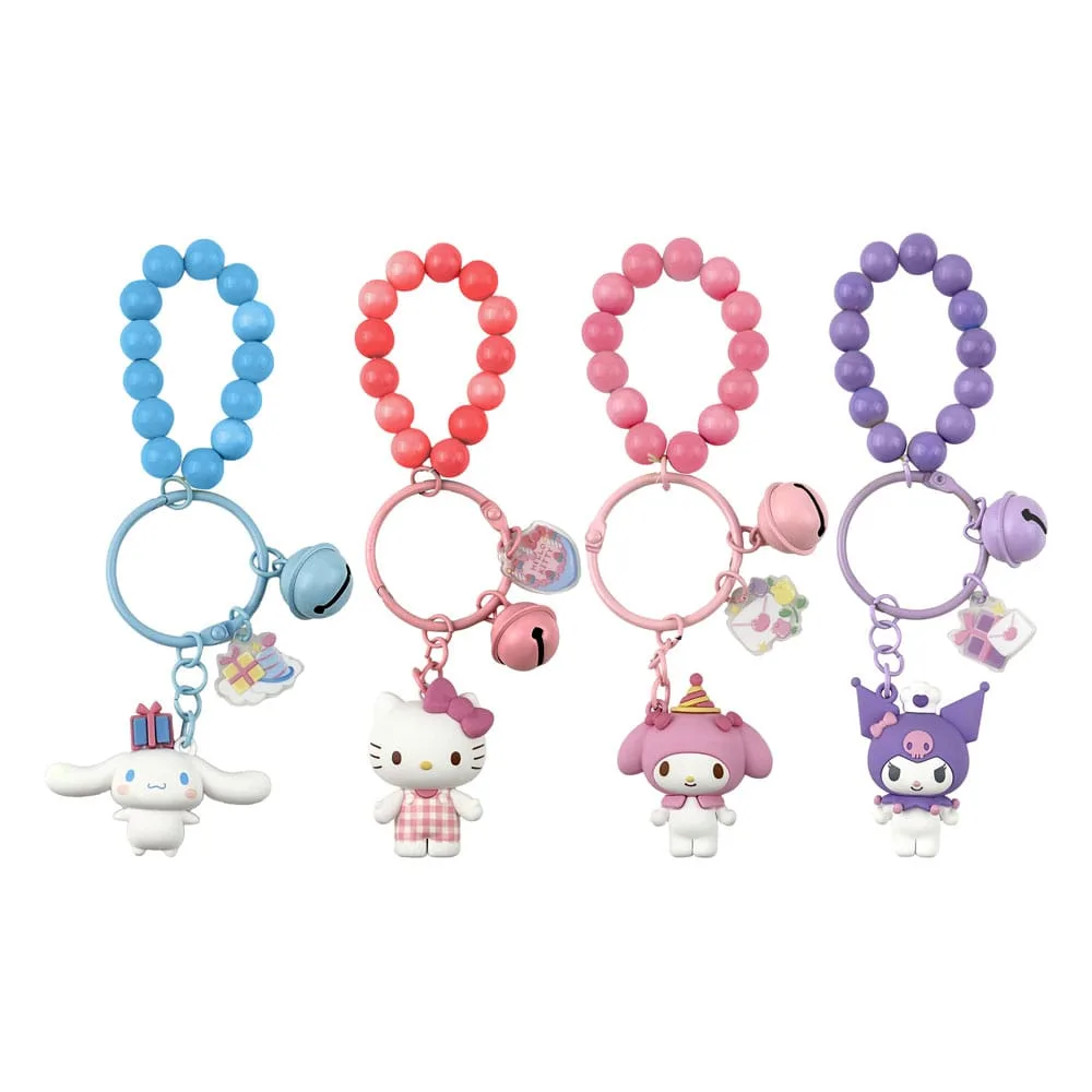 Sanrio Keychain and Bracelet Display – Celebration Series 12-Pack