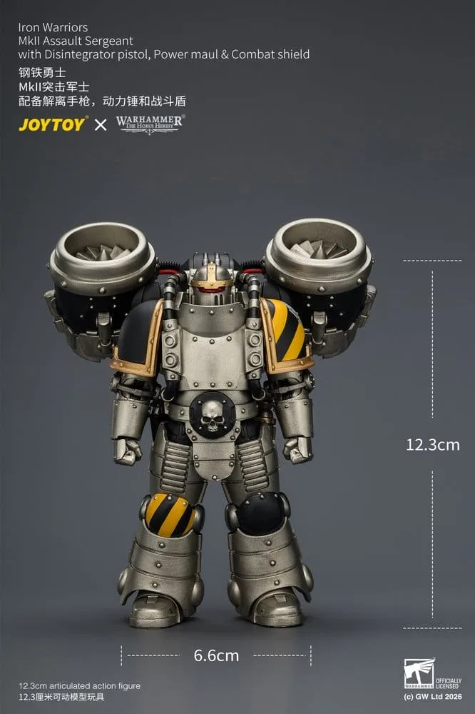 Warhammer Action Figure – Iron Warriors MkII Assault Sergeant 12.3 cm 10