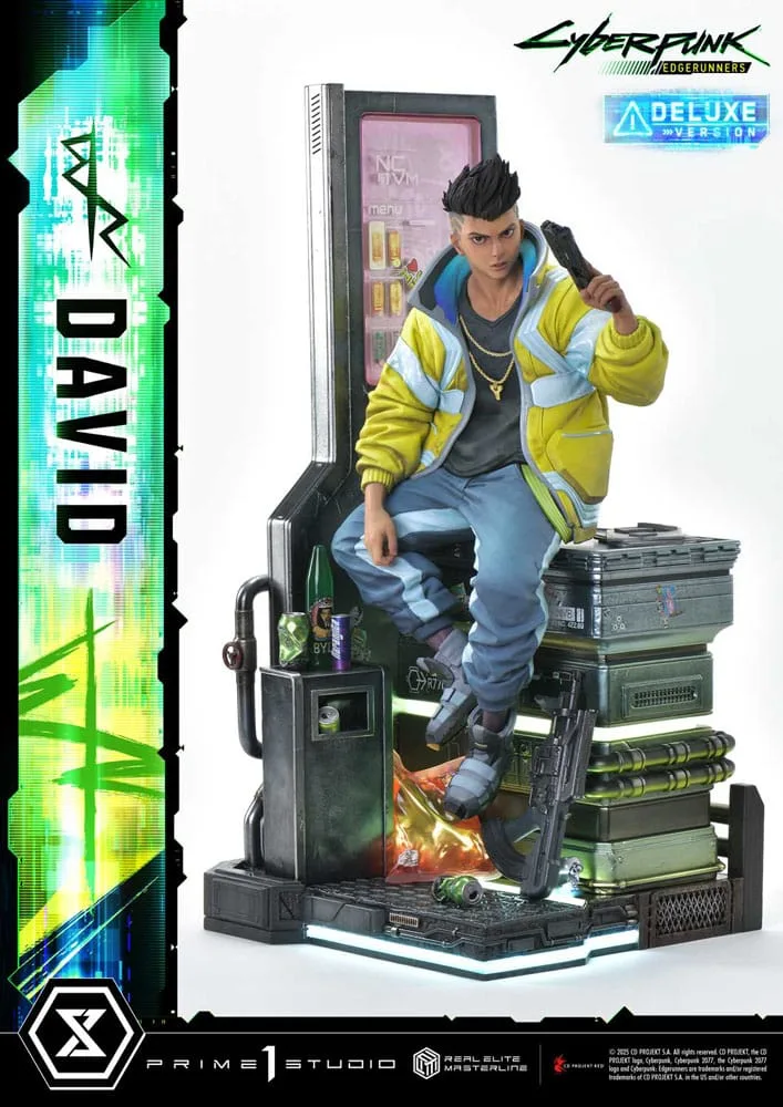 Cyberpunk: Edgerunners Statue – David Deluxe Bonus 58 cm 21
