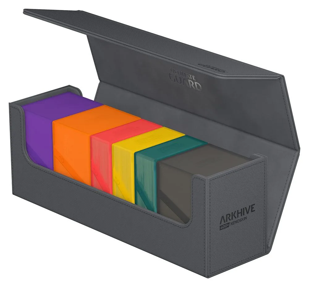 Ultimate Guard Card Storage Box – Arkhive 400+ Xenoskin Grey 16