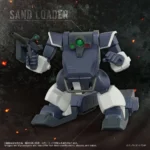 Armored Trooper Votoms Actionfigur – AT-08 Zwerg Sand Loader 7 cm 6
