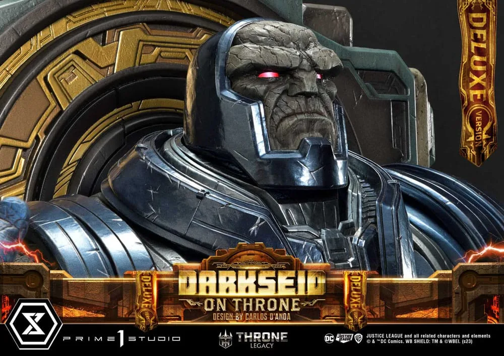 Justice League Beeld – Darkseid op troon Deluxe Bonus 65 cm 27