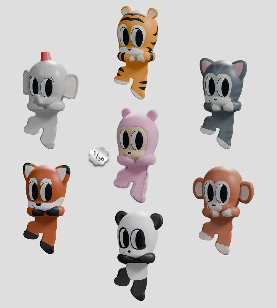 Tiny Shiny Hineys Mini Figures – Peakers Blind Box Display of 6 6 cm