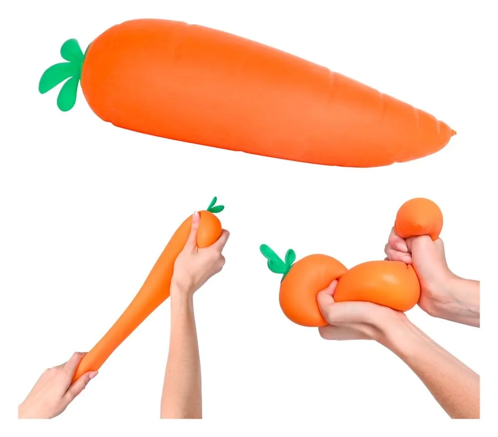 Carrot Stretch Figure – Squishy Display of 6 28 cm 2