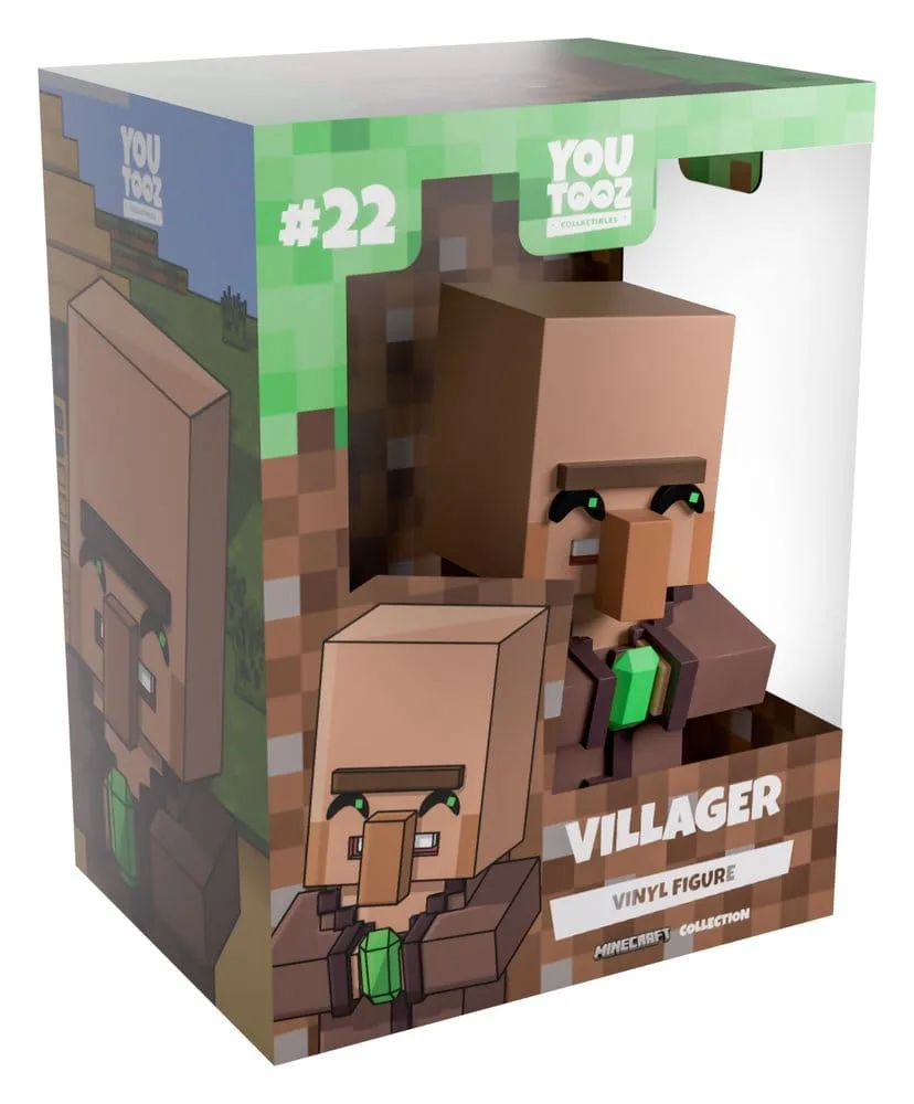 Minecraft Vinyl Figure – Emerald Holding Villager 13 cm 4