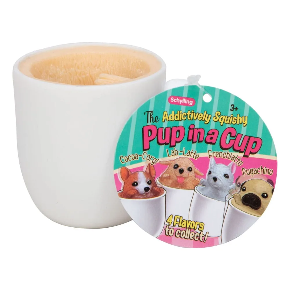 Pup in a Cup Squeeze Figures – 12 Piece Countertop Display 2