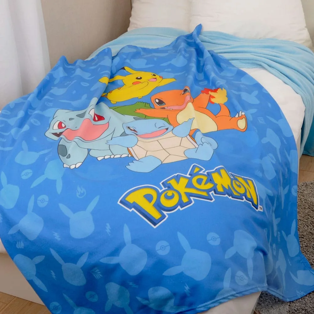 Pokémon Fleece Blanket – Starter Design 130 x 160 cm 2