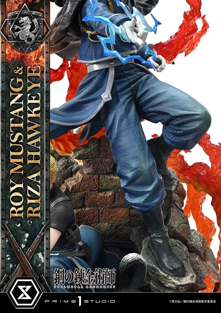 Fullmetal Alchemist Statue – Roy Mustang & Riza Hawkeye 50 cm 12
