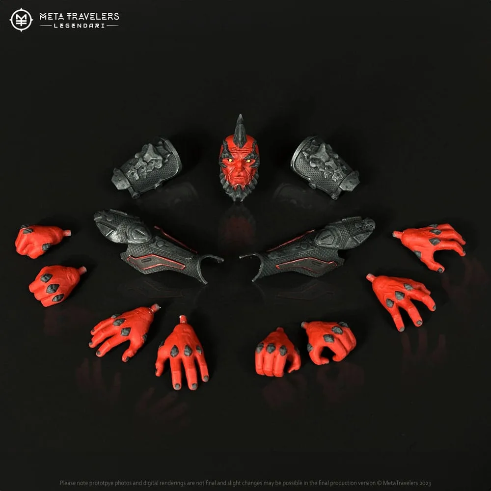 Legendari Action Figure – Crimson Enforcer 1/10 18 cm 3