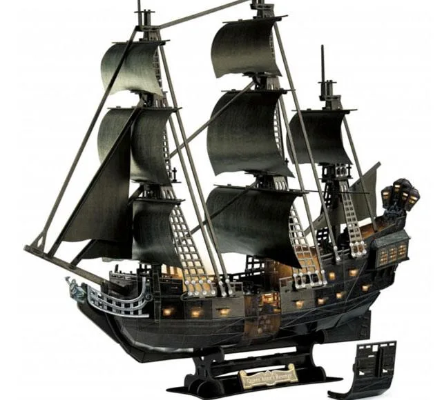 Pirates of the Caribbean 3D Puzzle – Black Pearl LED 68 cm