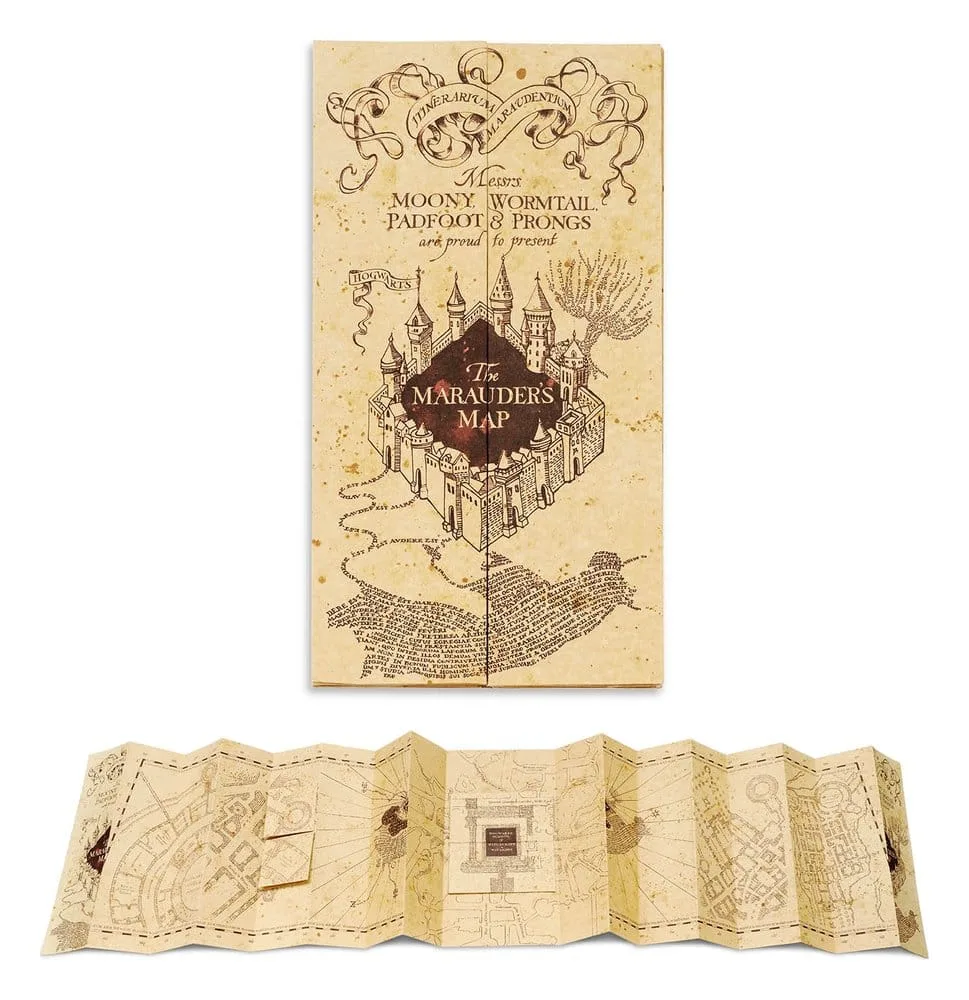 Harry Potter Replica – Marauder’s Map 185 x 39.5 cm Unfolded 2