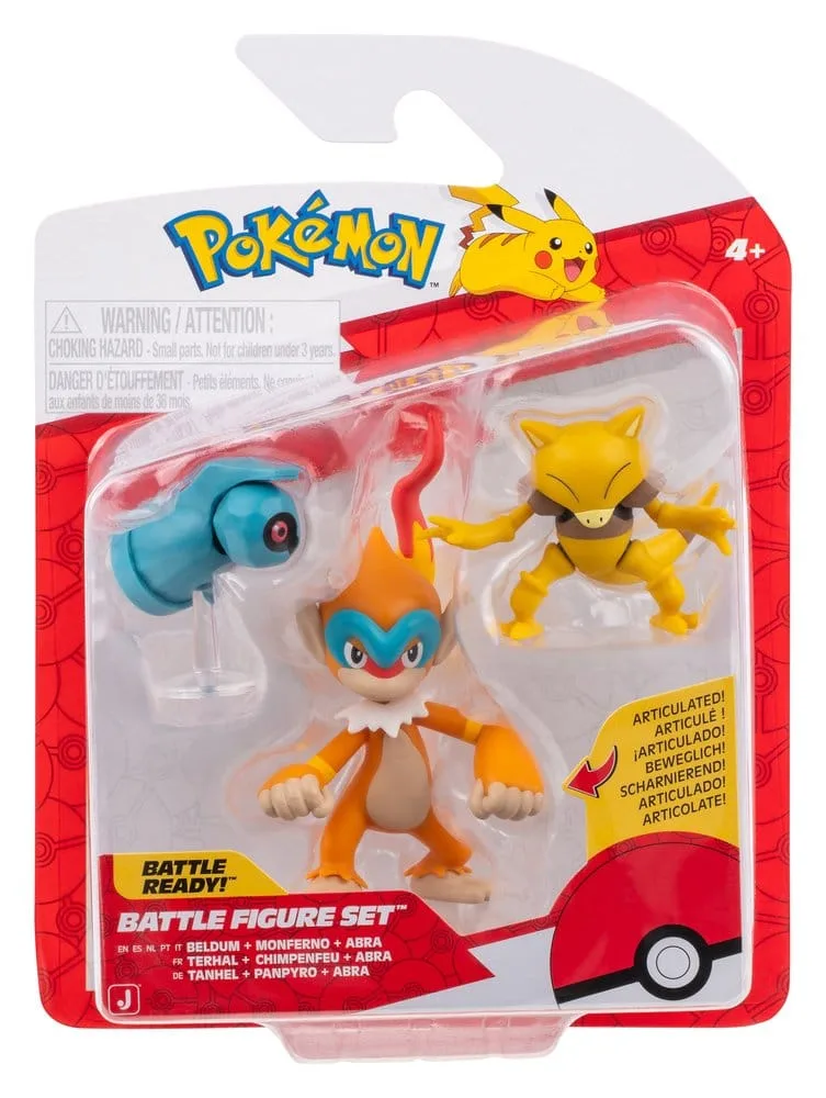 Pokémon Actionfiguren – Version 25 Set mit vier 3er-Packs 14