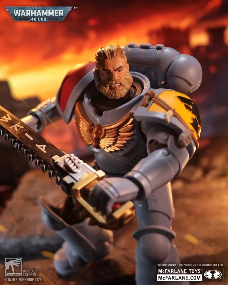 Warhammer 40,000 Action Figure – Space Wolves Grey Hunter 18 cm 13