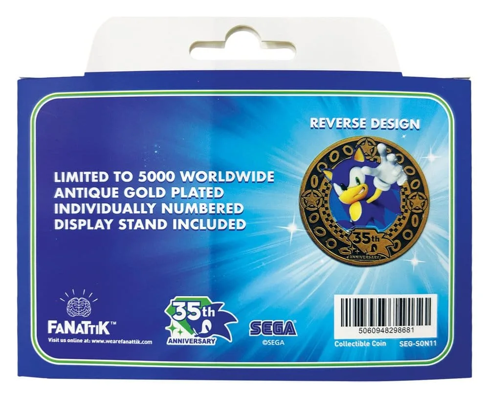 Sonic the Hedgehog Collectible Coin – 35th Anniversary 3