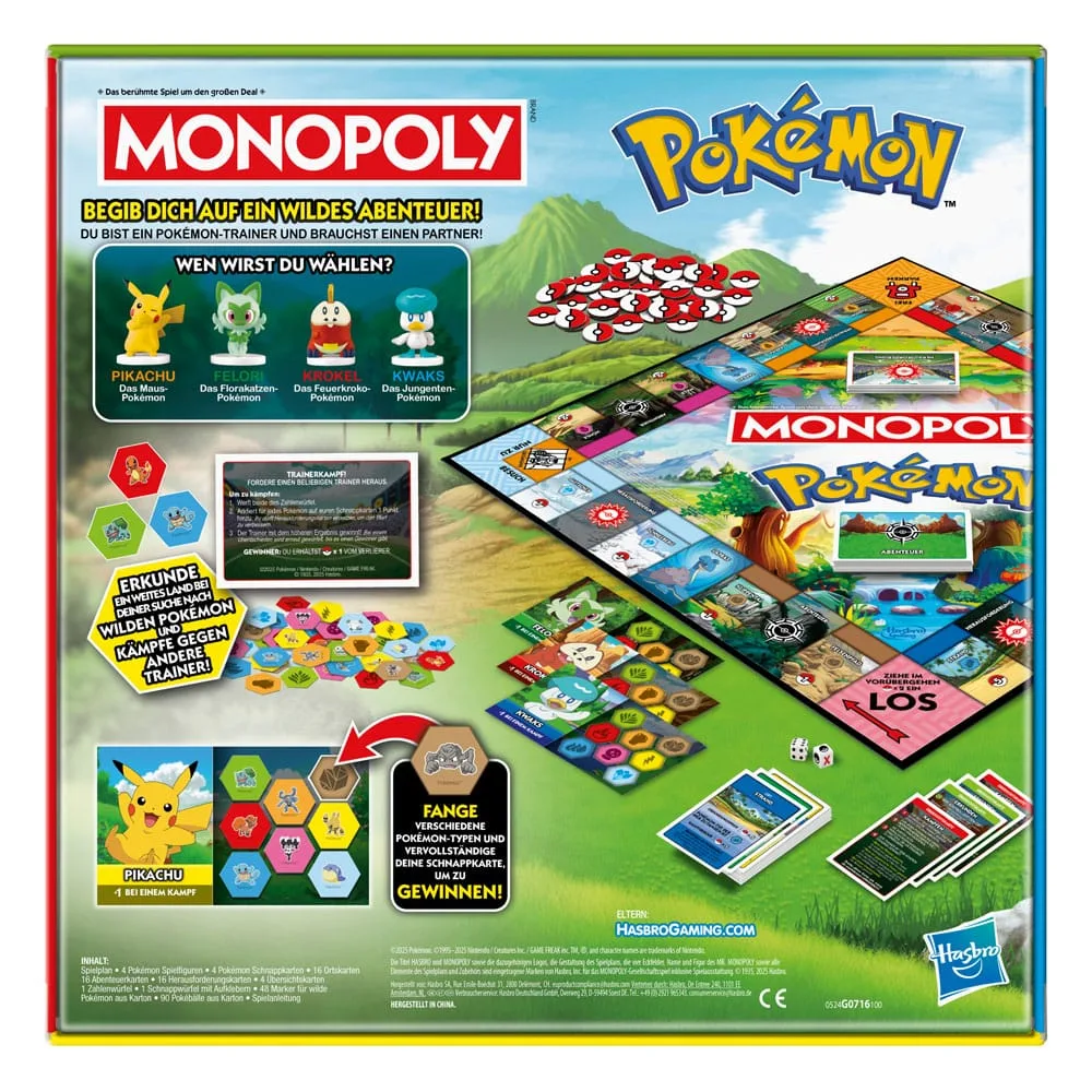 Pokémon Board Game – Monopoly German Edition 2