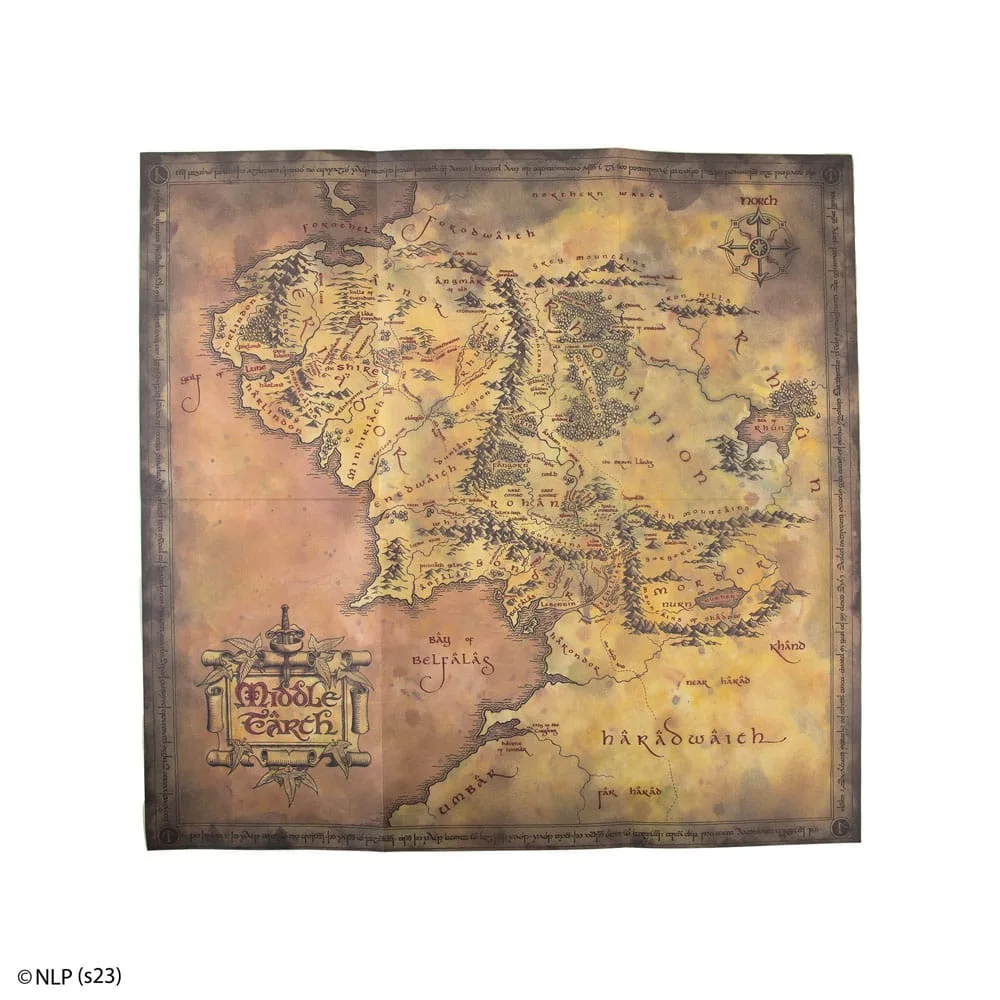 Lord of the Rings Notebook – Map of Middle-earth 9