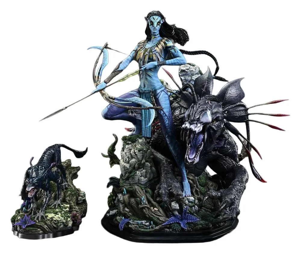 Avatar Statue – Neytiri & Thanator Deluxe 1:4 Scale 75 cm