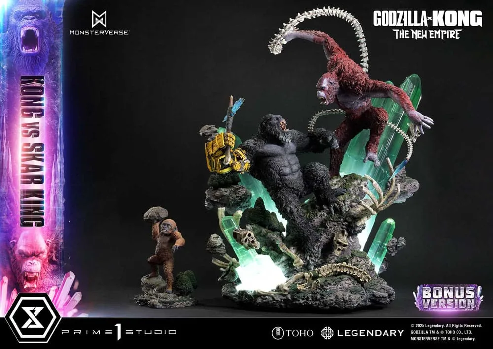 Godzilla x Kong Statue – Kong vs Skar King Bonus Version 104 cm 12
