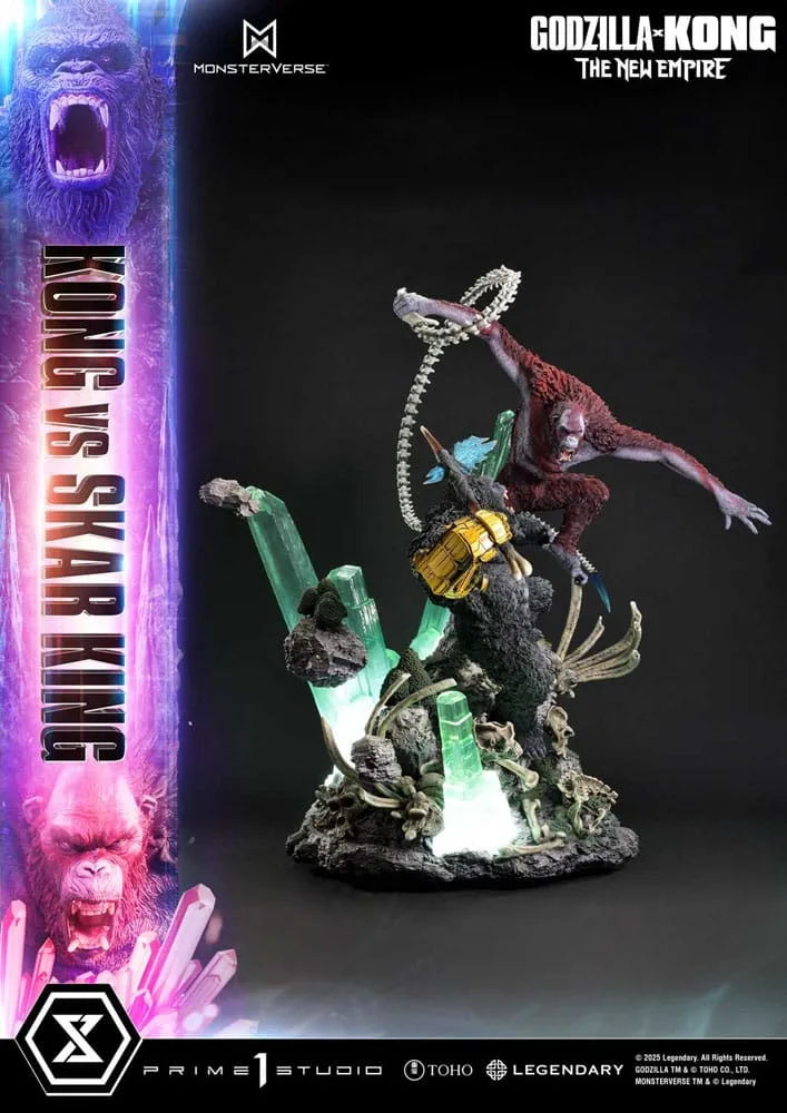 Godzilla x Kong Statue – Kong vs Skar King Bonus Version 104 cm 20