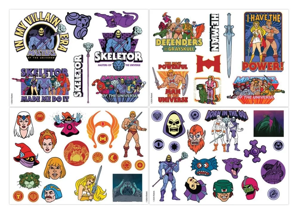 Masters of the Universe Sticker Pack – Reusable Tech Decals
