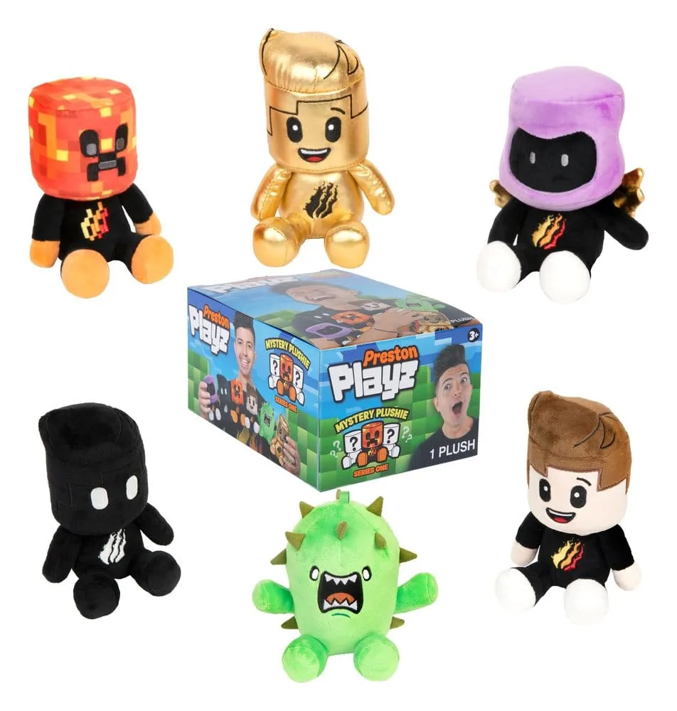 Preston Playz Mini Plush – Series 1 Blind Box Display of 9 2