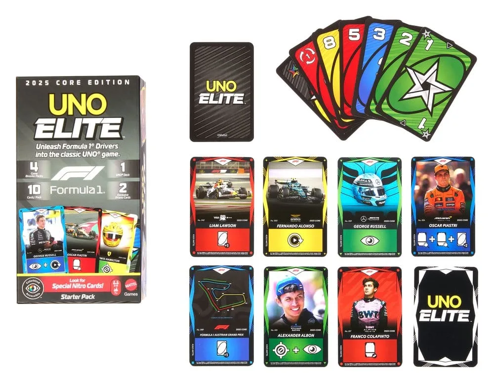 Formula 1 Kaartspel – UNO Elite F1 Startset 2