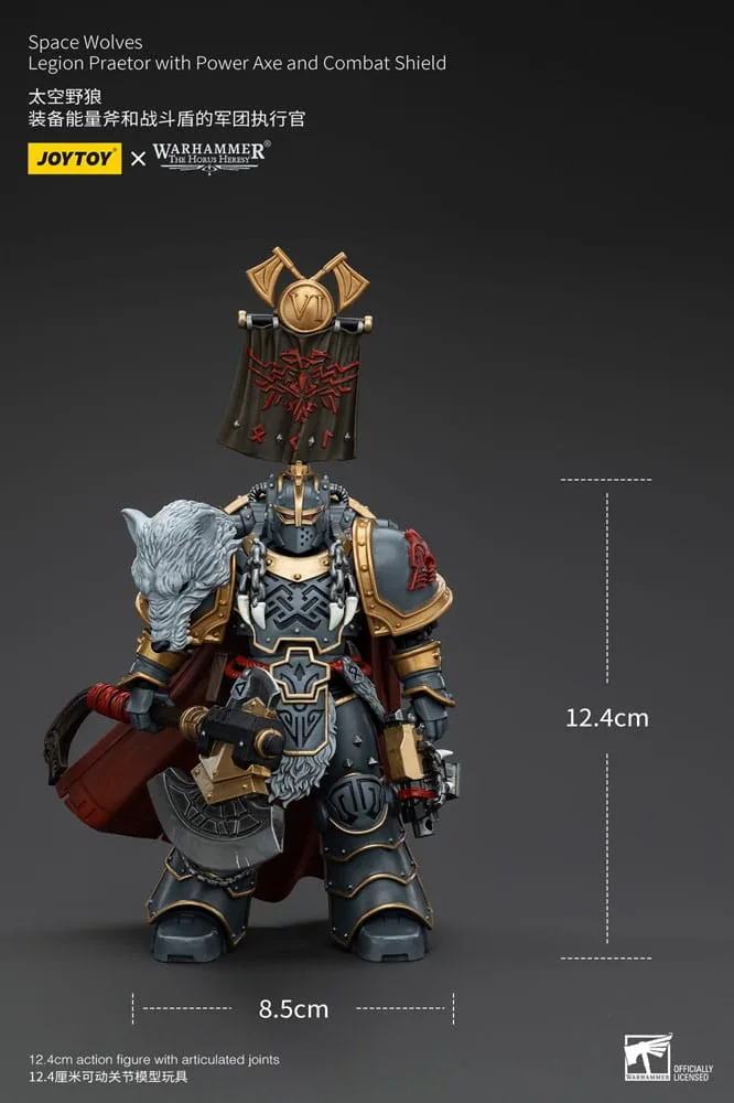 Warhammer Action Figure – Space Wolves Legion Praetor 1/18 Scale 12 cm 10