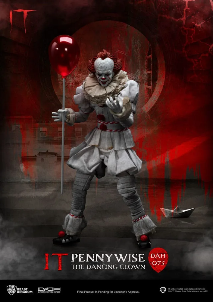 IT Action Figure – Pennywise Dynamic 8ction Heroes 1/9 Scale 3
