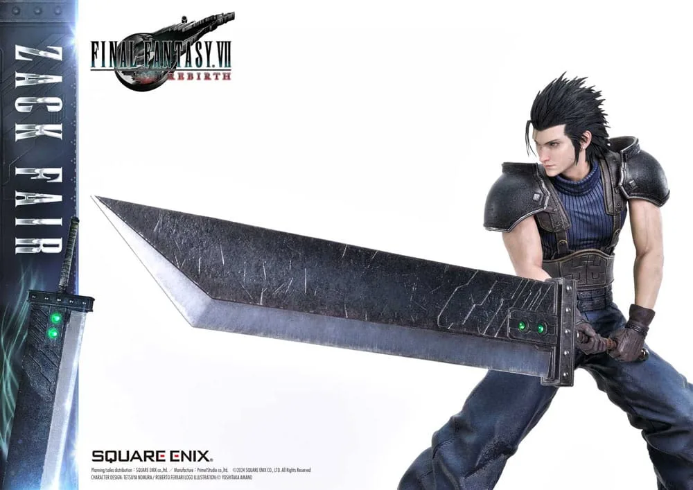 Final Fantasy VII Rebirth Statue – Zack Fair 1/4 Scale 57 cm 8