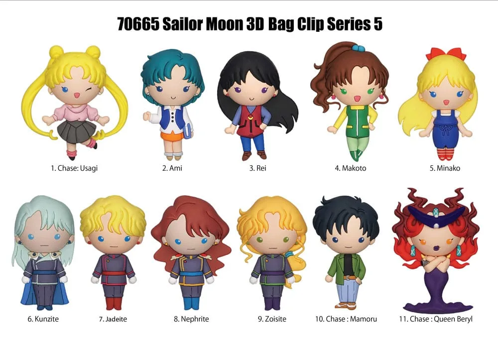 Sailor Moon Bag Clips – Series 5 Display of 24 2