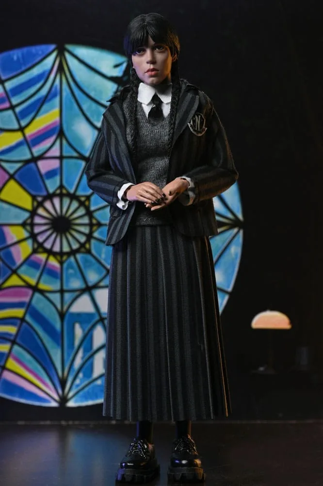 Wednesday Action Figure Set – Addams and Enid School Uniforms 20 cm 13